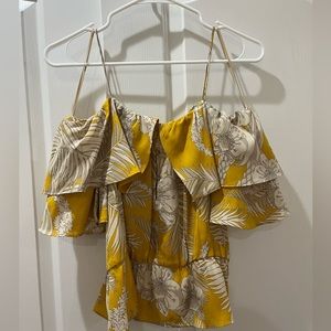 NEVER USED zara off the shoulder blouse